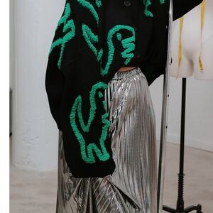 Dressed in LALA dinosaur sweater